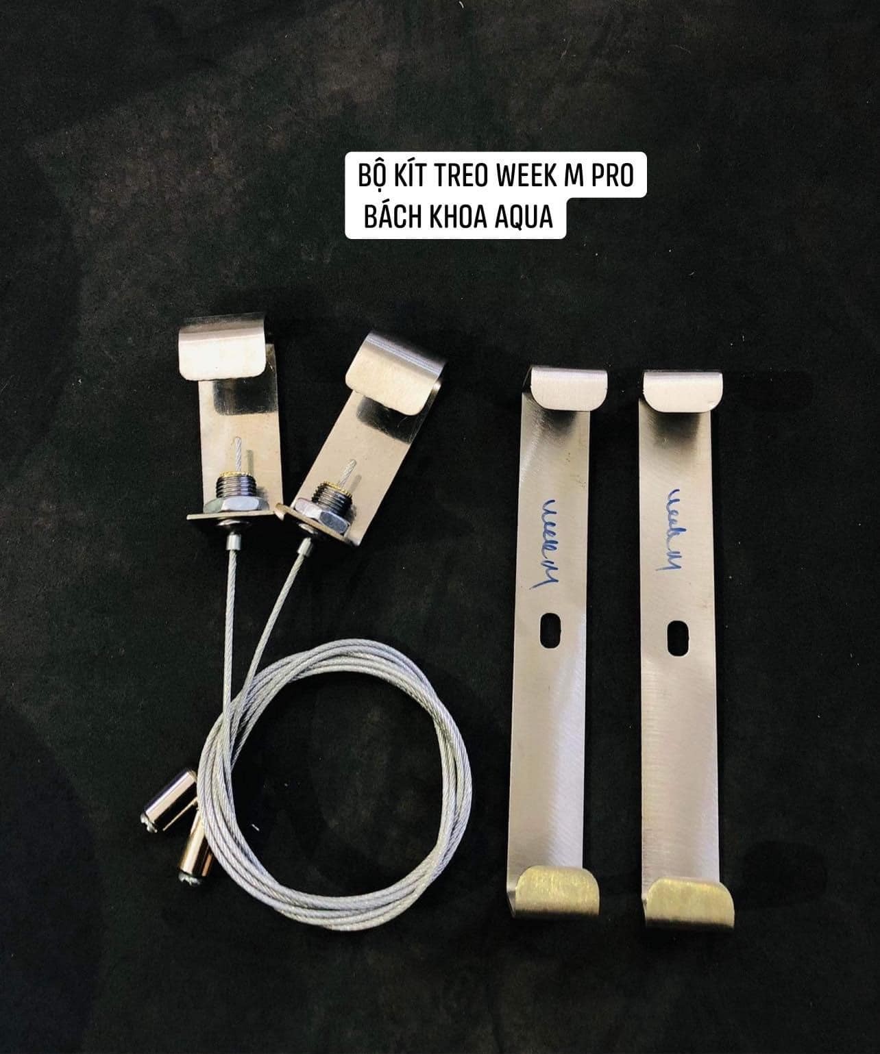 KIT treo đèn Inox cho các dòng đèn Chihiros WRGB 2, WRGB Slim, Week M , Week V,...